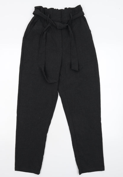 Womens UK Size 36 H&M Regular Fit  Black Trousers