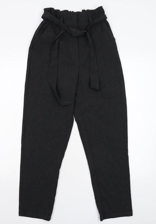 Womens UK Size 36 H&M Regular Fit  Black Trousers