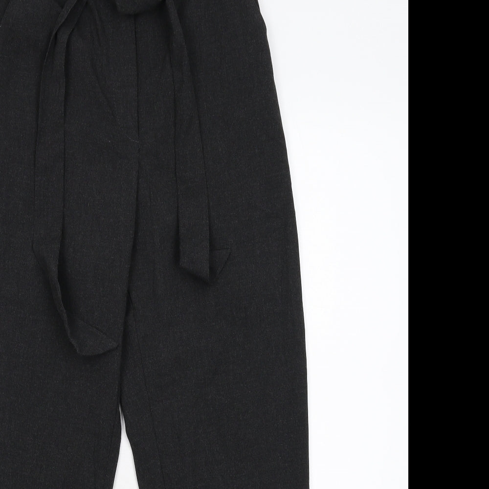 Womens UK Size 36 H&M Regular Fit  Black Trousers