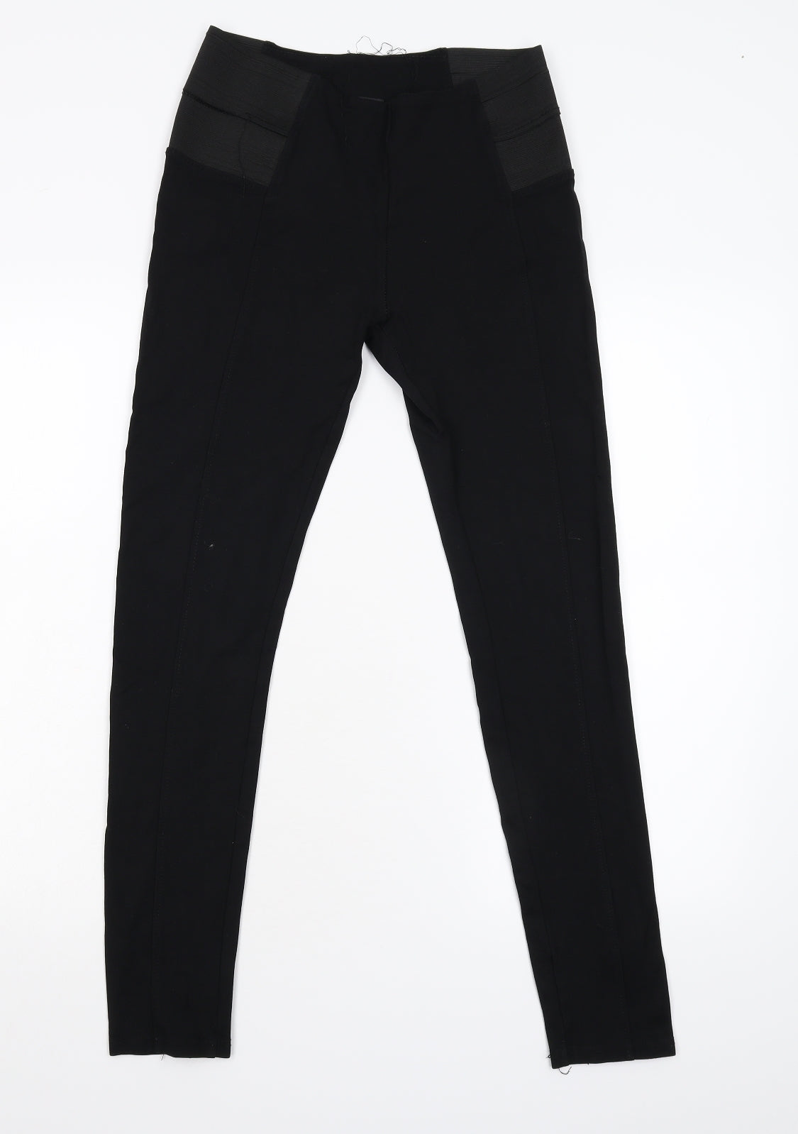 Lexxury Womens Black   Carrot Leggings Size M L28 in