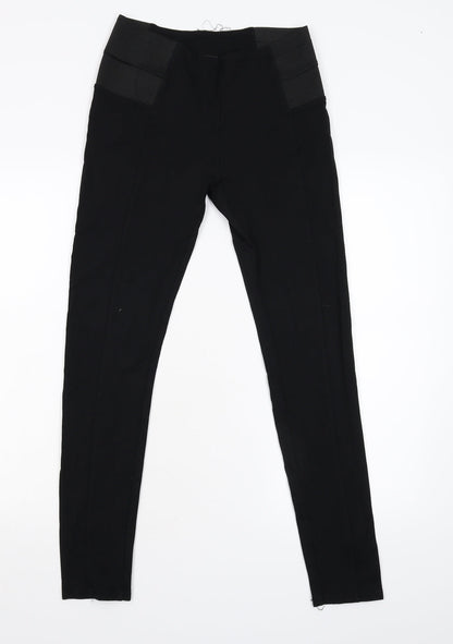 Lexxury Womens Black   Carrot Leggings Size M L28 in