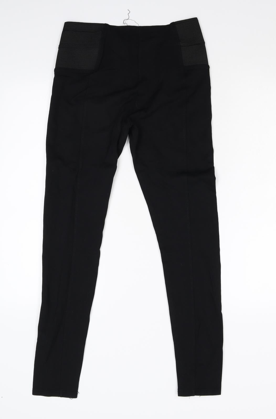 Lexxury Womens Black   Carrot Leggings Size M L28 in