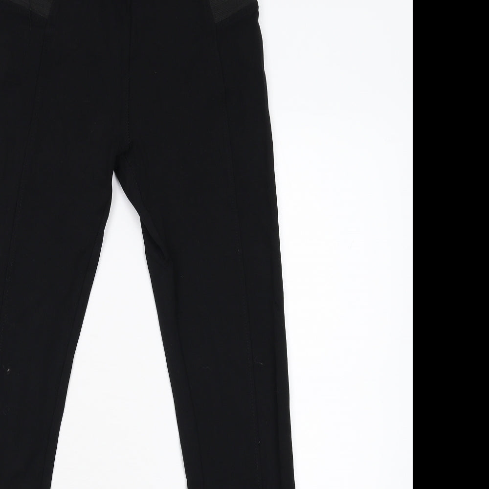 Lexxury Womens Black   Carrot Leggings Size M L28 in