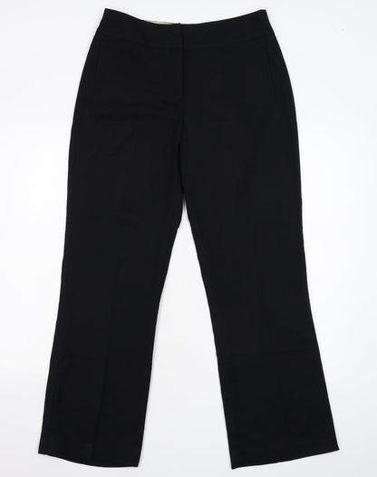 Womens UK Size 10 NEXT Regular Fit  Black Trousers