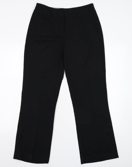 Womens UK Size 10 NEXT Regular Fit  Black Trousers