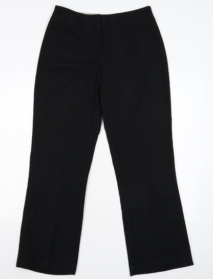 Womens UK Size 10 NEXT Regular Fit  Black Trousers