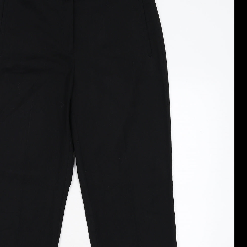 Womens UK Size 10 NEXT Regular Fit  Black Trousers