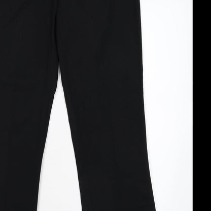 Womens UK Size 10 NEXT Regular Fit  Black Trousers