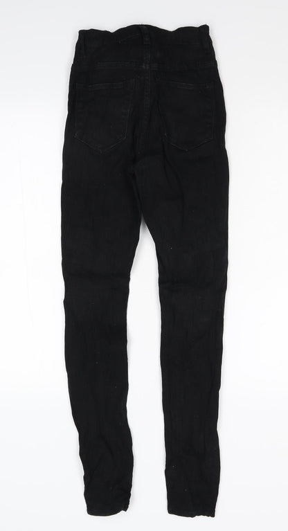 Womens UK Size 6 Divided Slim Fit Skinny Black Jeans