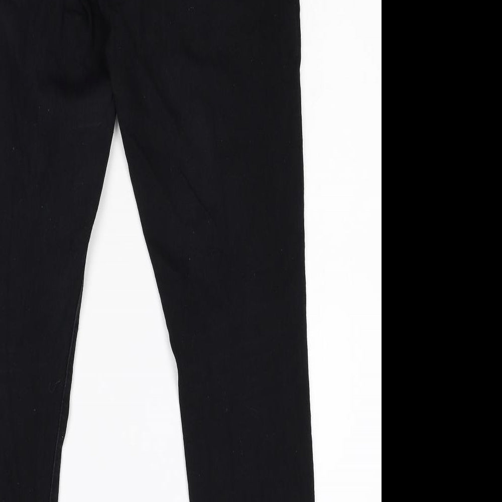 Silver Crush Womens Black  Denim Skinny Jeans Size 12 L29 in