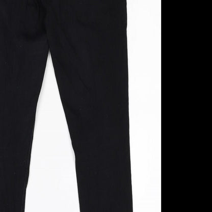 Silver Crush Womens Black  Denim Skinny Jeans Size 12 L29 in