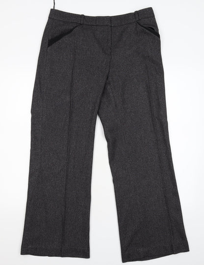 NEXT Womens Black   Trousers  Size 12 L30 in