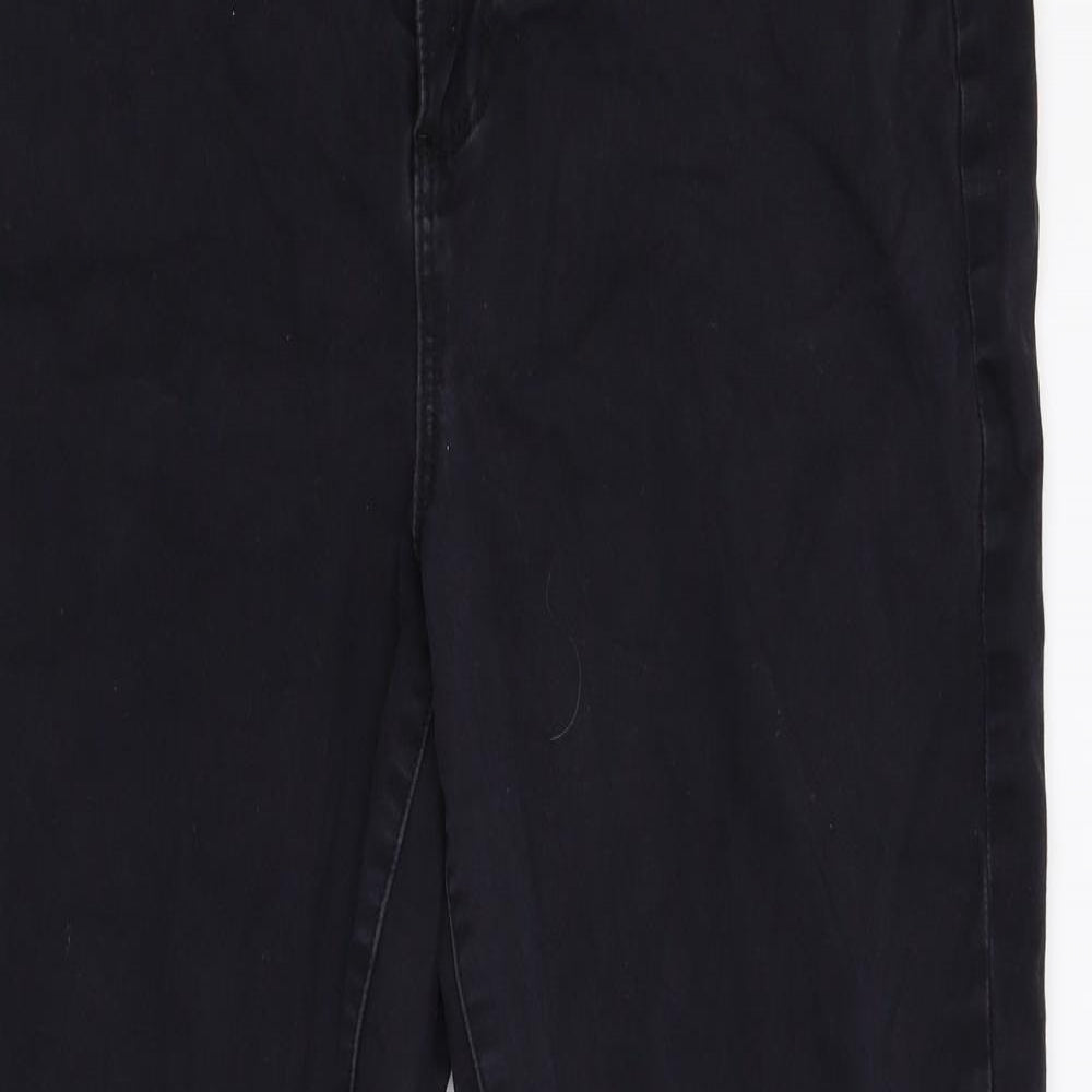 Just Fab Womens Black  Denim Skinny Jeans Size 35 L28 in