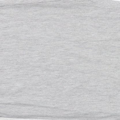 Missguided Womens Grey   Pullover Sweatshirt Size S  - crop sweatshirt