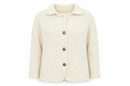 Classics Womens White  Knit Pullover Jumper Size L