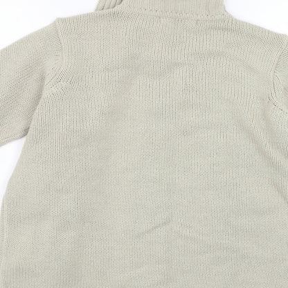 BM Womens Beige  Knit Cardigan Jumper Size S