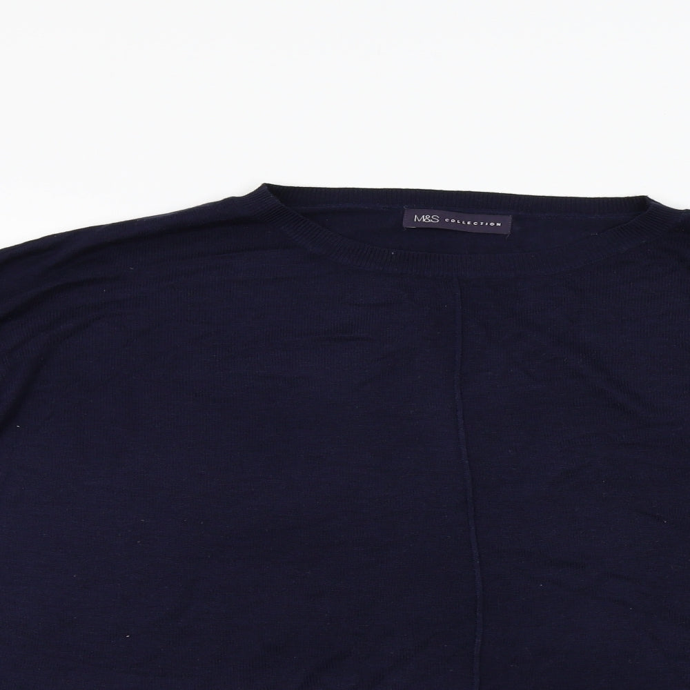 Marks & Spencer Womens Blue   Pullover Jumper Size XL