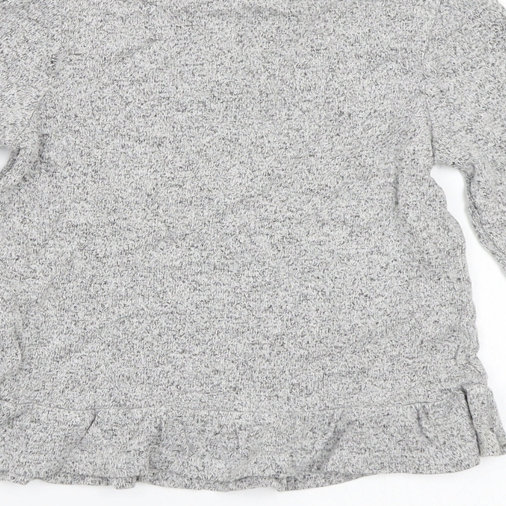 George Girls Green   Henley Sweatshirt Size 5 Years  - cute