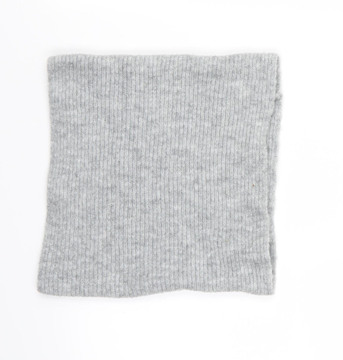 Additional front view of George unisex grey shawl/wrap