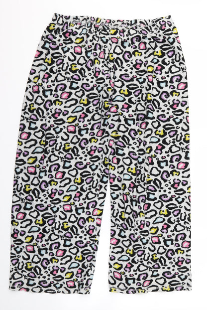 Womens UK Size M Preworn Regular Fit  White Trousers