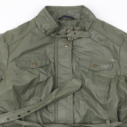 Womens UK Size 10 m&s Green Jacket