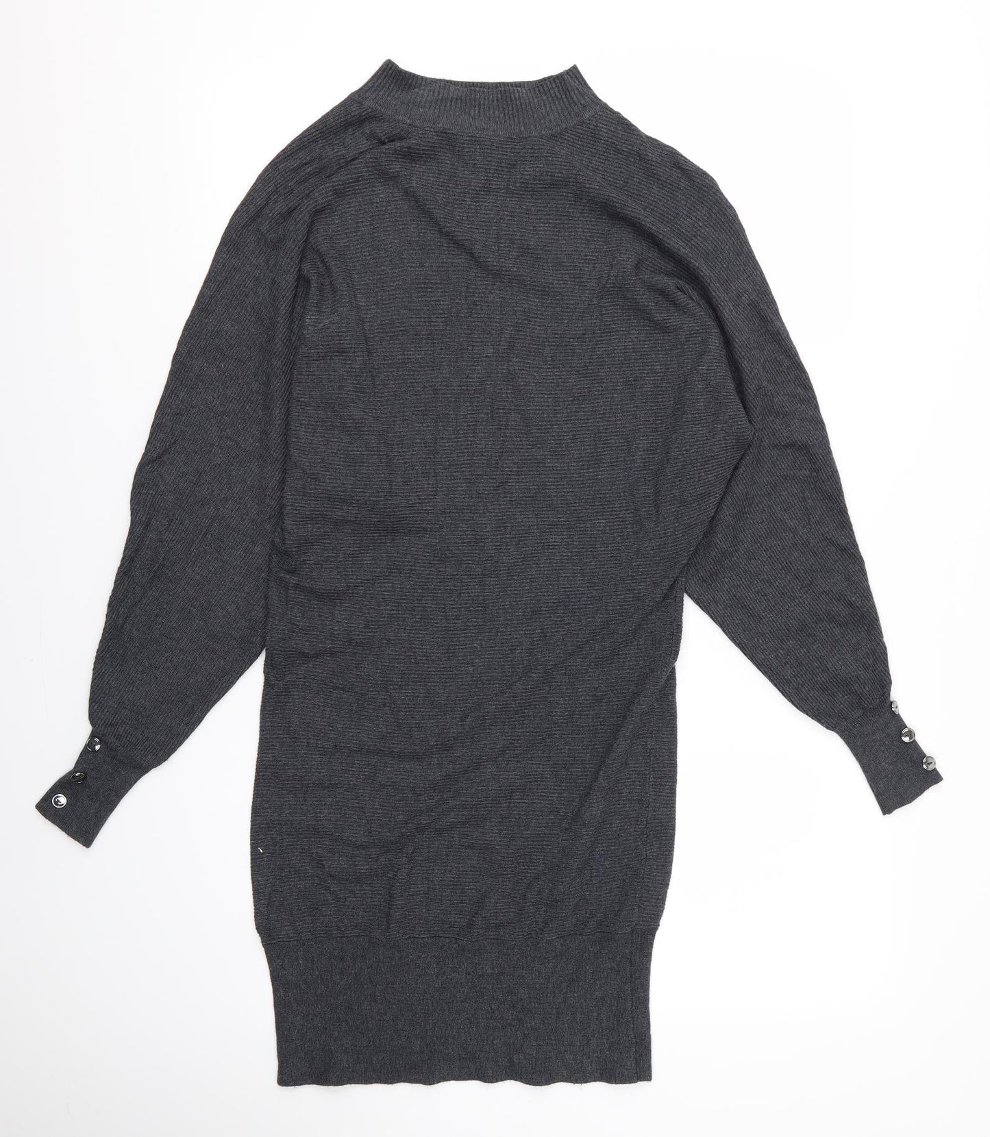 PRIMARG Womens Grey   Jumper Dress  Size XS