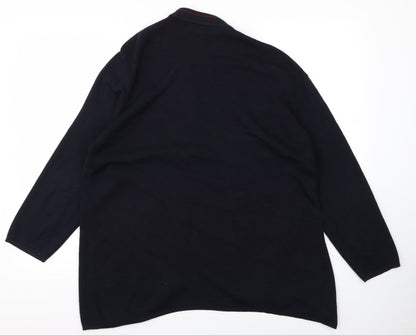m&s Womens Black   Cardigan Jumper Size M