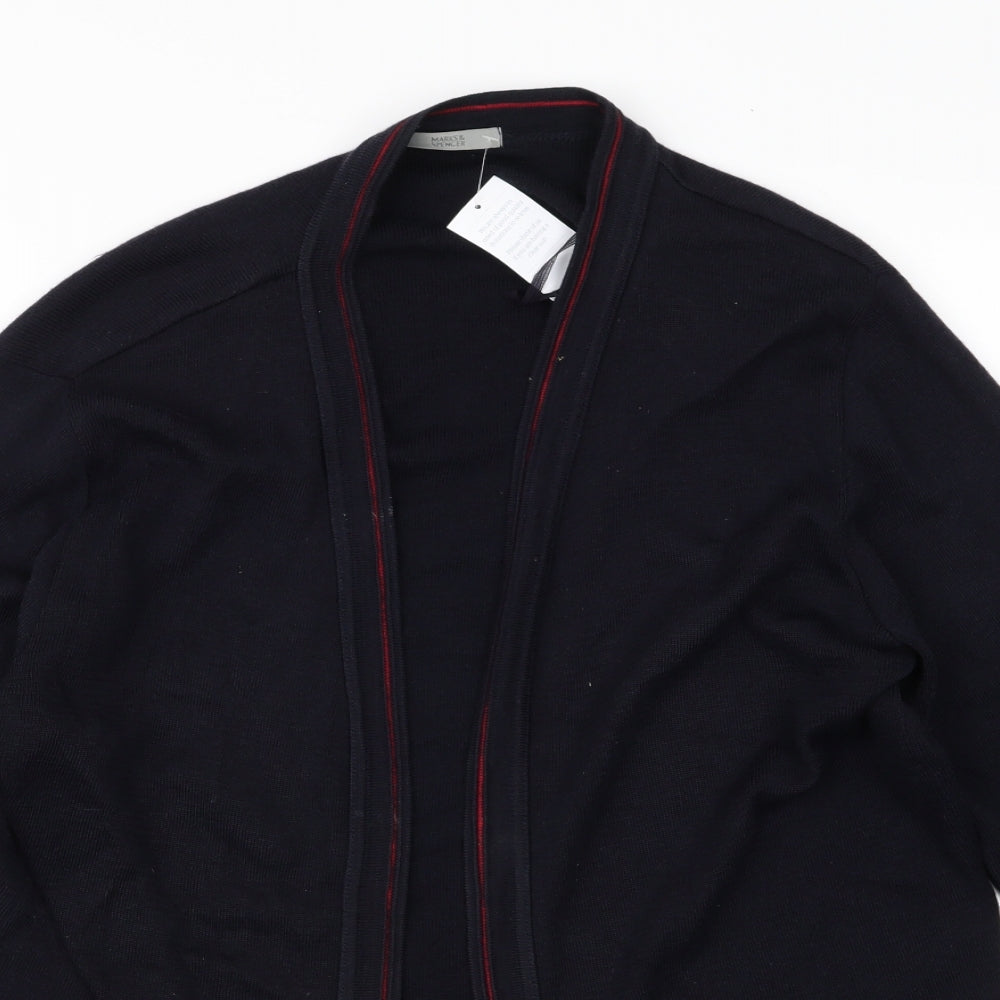m&s Womens Black   Cardigan Jumper Size M