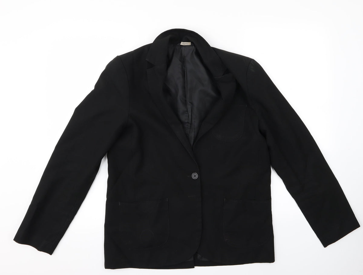 Additional front view of George girls’ black jacket, size 15, years