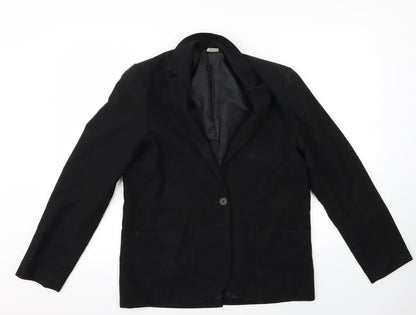 Additional front view of George girls’ black jacket, size 15, years