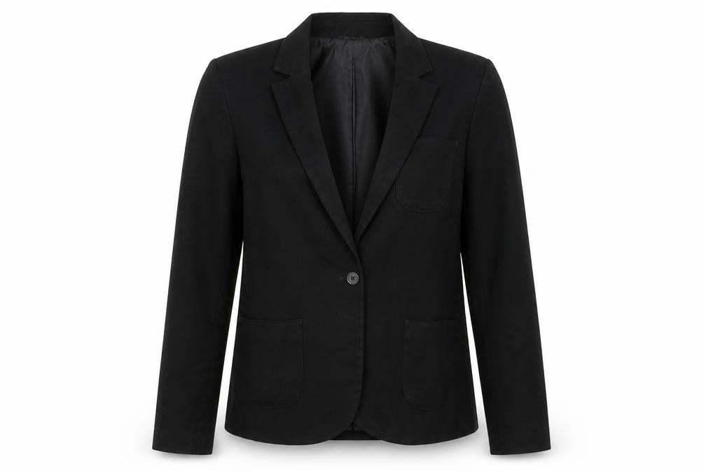 Front view of George girls’ black jacket, size 15, years