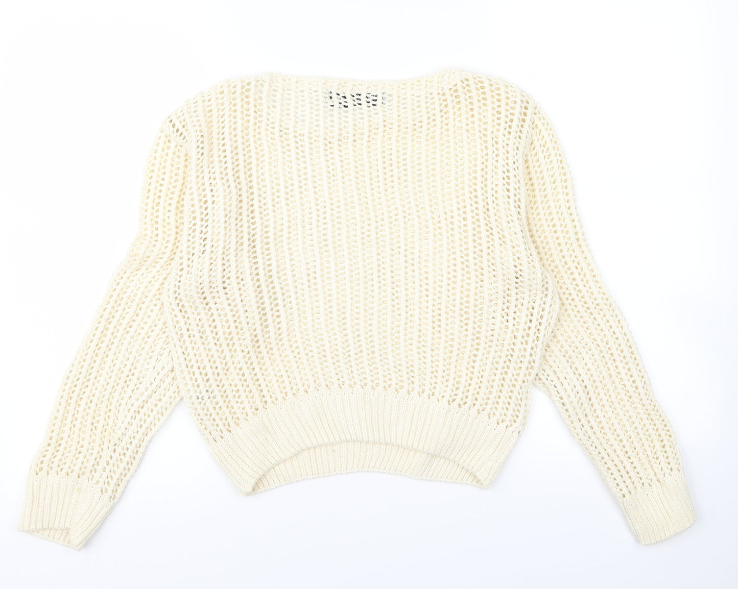 divine grace Womens White   Pullover Jumper Size M