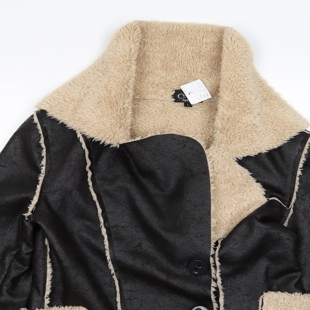 Womens UK Size L Preworn Black Jacket