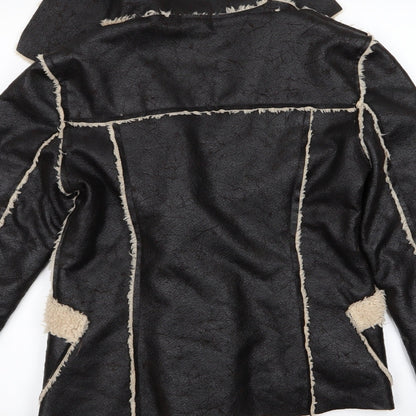 Womens UK Size L Preworn Black Jacket
