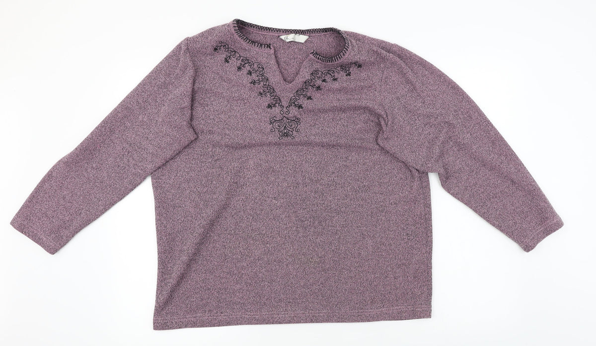BHS Womens Pink   Pullover Jumper Size 14