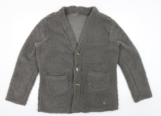 Preworn Womens Grey   Cardigan Jumper Size XL