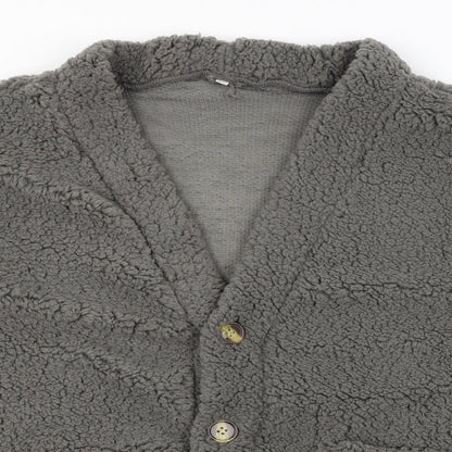 Preworn Womens Grey   Cardigan Jumper Size XL