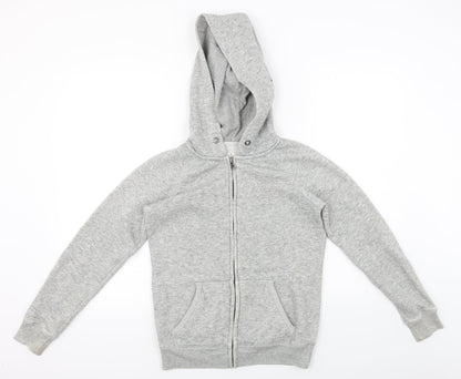 Womens UK Size 6 Jack Wills Grey Full Zip Hoodie