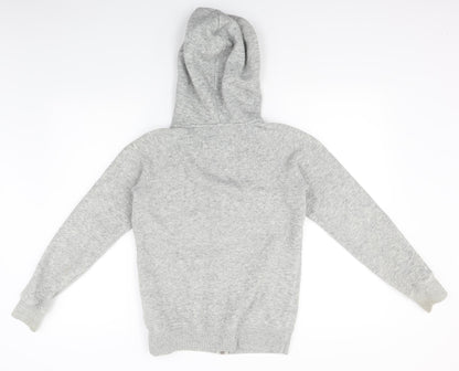 Womens UK Size 6 Jack Wills Grey Full Zip Hoodie