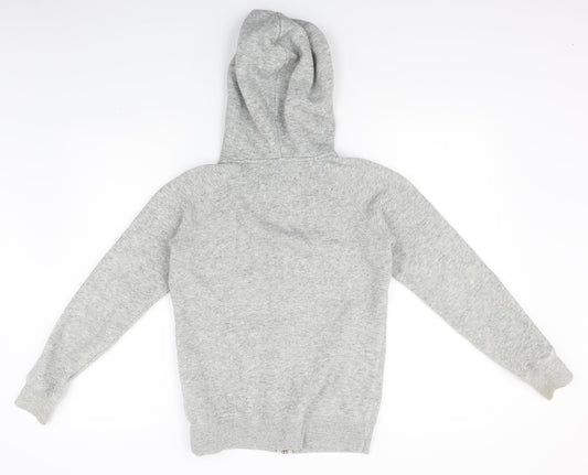 Womens UK Size 6 Jack Wills Grey Full Zip Hoodie