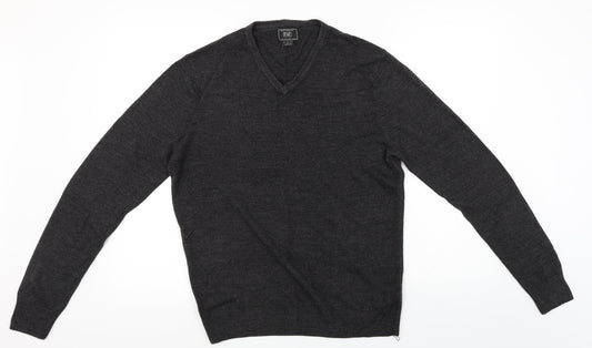 F&F Mens Grey   Pullover Jumper Size M