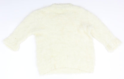 Back view of French Connection women’s ivory jumper, size L
