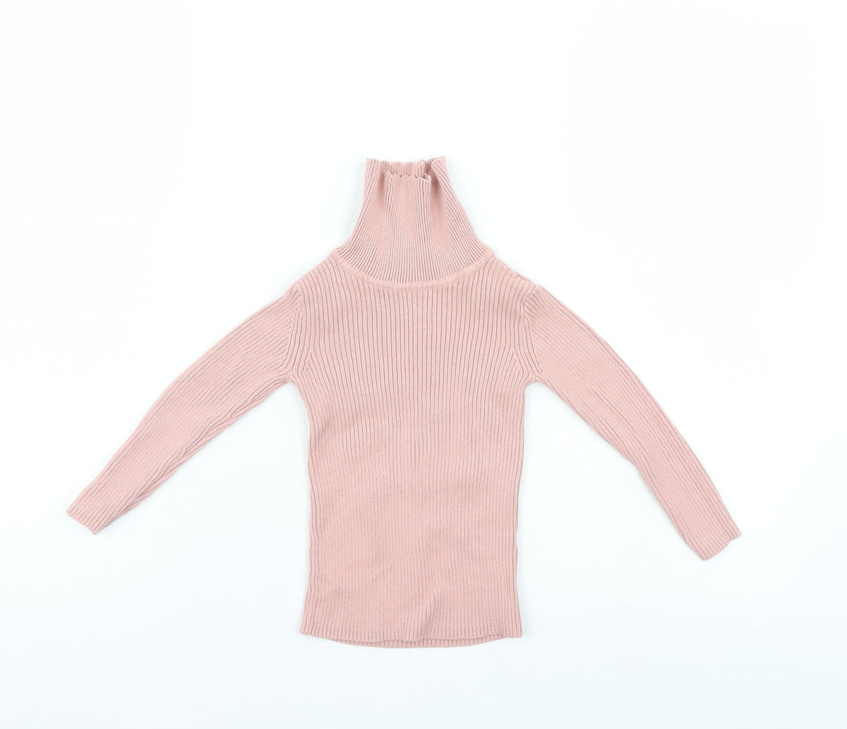 Additional front view of George girls’ pink basic blouse, size 2, years