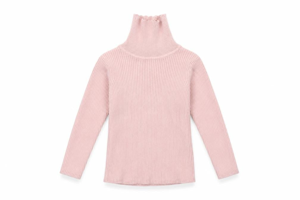 Front view of George girls’ pink basic blouse, size 2, years