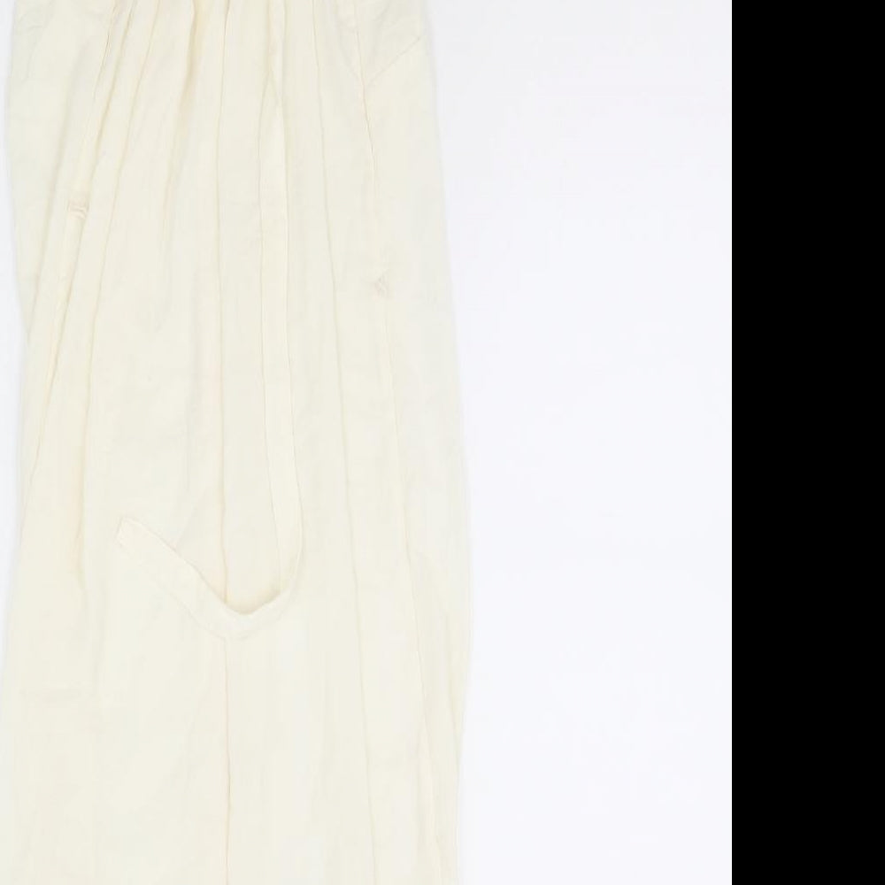 H&M Womens White   T-Shirt Dress  Size 10
