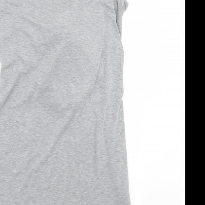 Boohoo Womens Grey   Basic Blouse Size 10