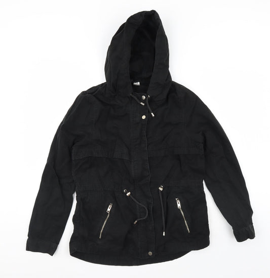 Divided Womens Black   Jacket Coat Size 6