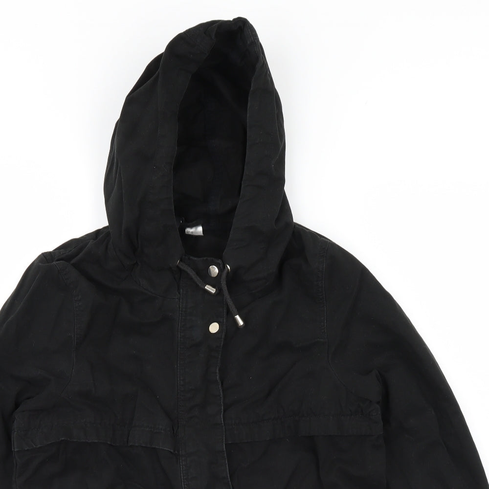 Divided Womens Black   Jacket Coat Size 6