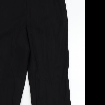 Womens UK Size 16 NEXT Regular Fit Dress Pants Black Trousers