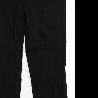 Womens UK Size 16 NEXT Regular Fit Dress Pants Black Trousers